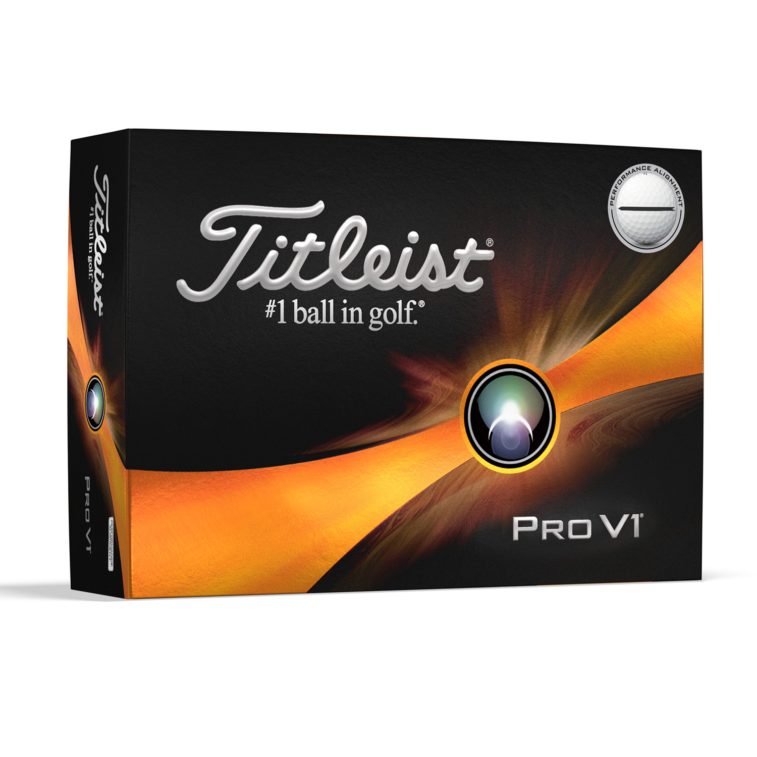 Pro V1 Perf Align: White_Black