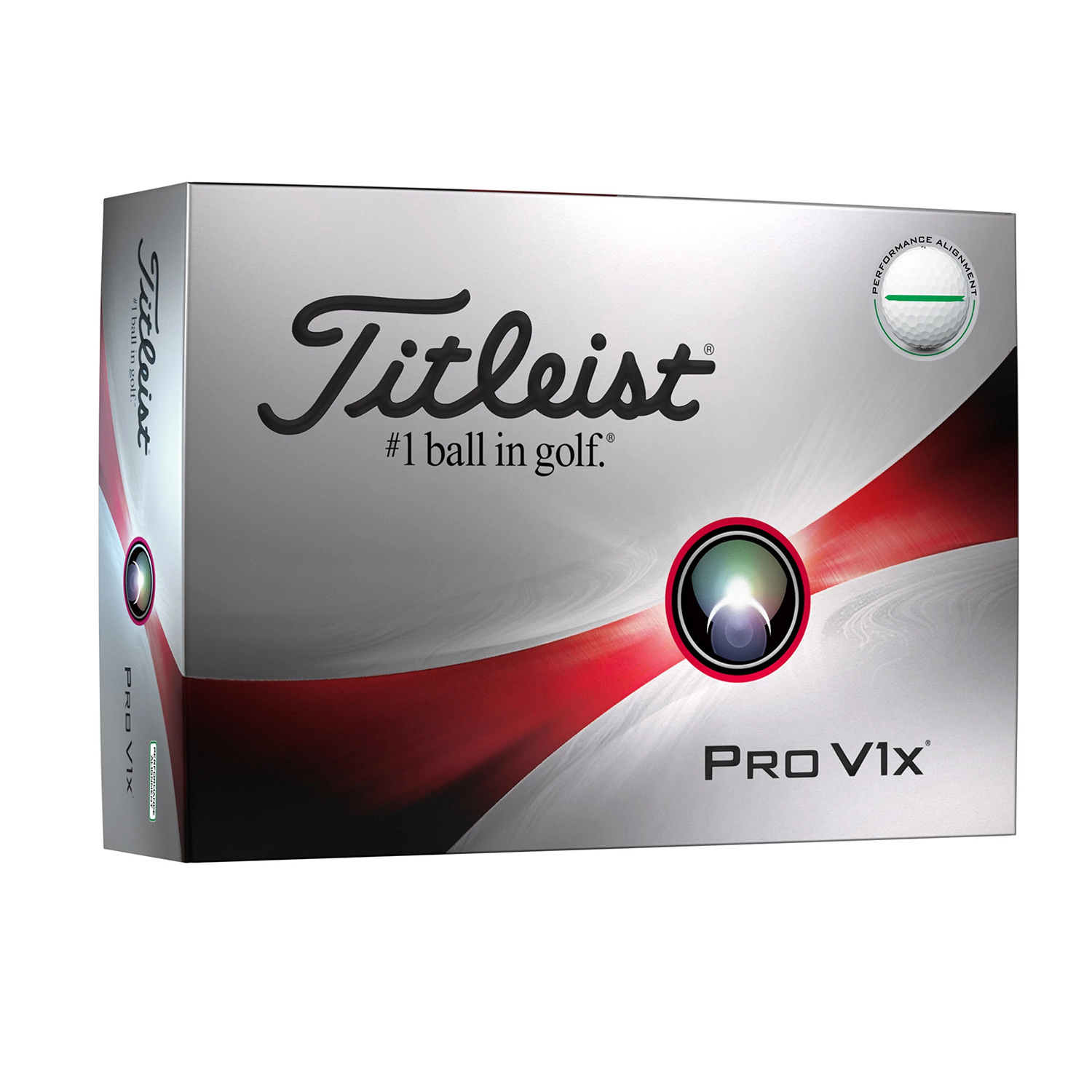 Pro V1 X Perf Align: White_Green