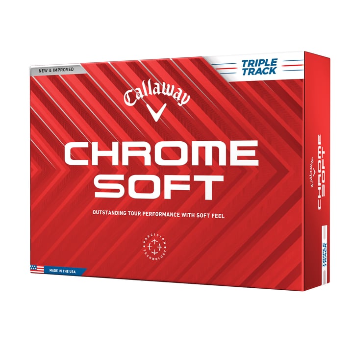 Chrome Soft Triple Track 24 Weiß Callaway