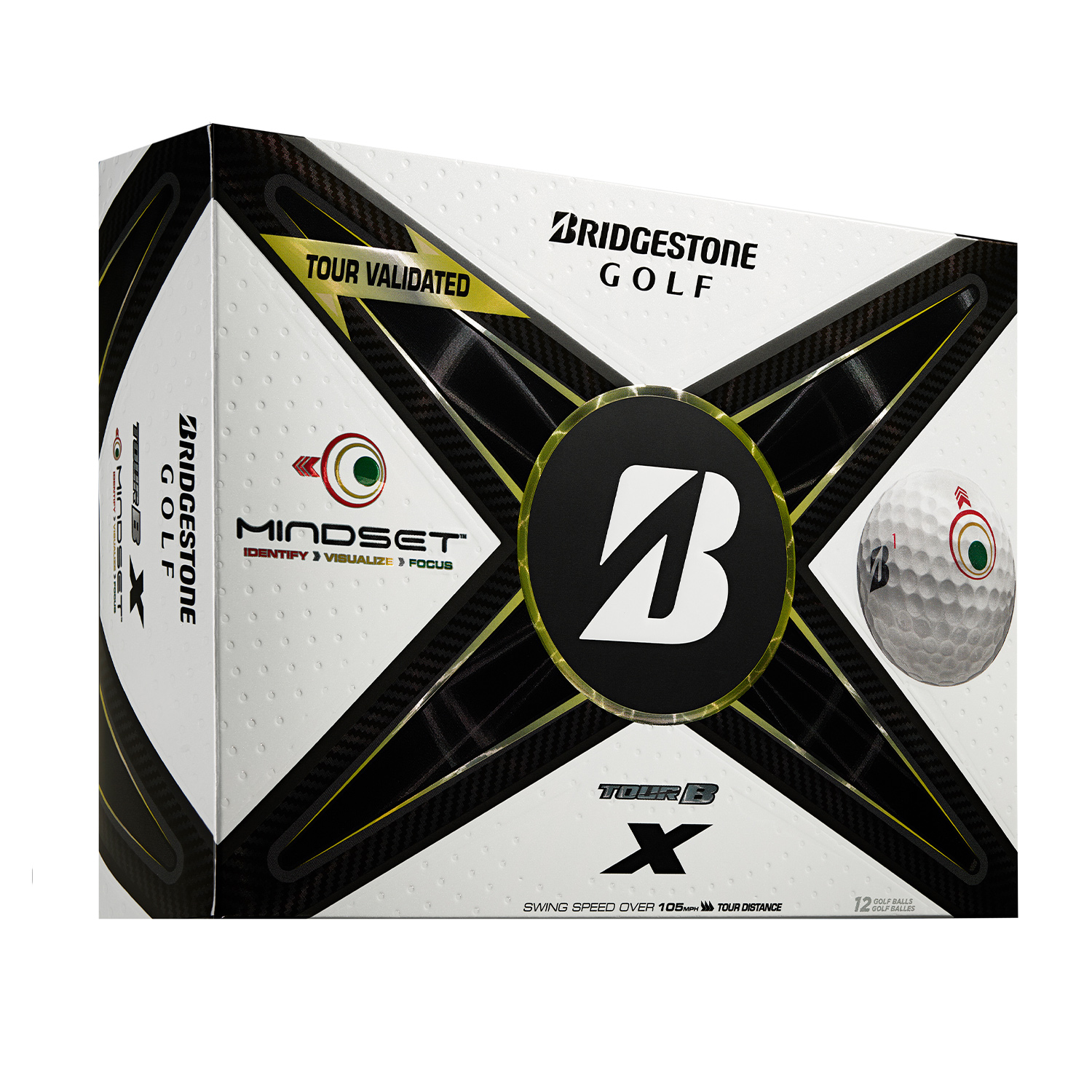 Bridgestone 2022 Tour B X Golf Balls - 2024 3 Dozen