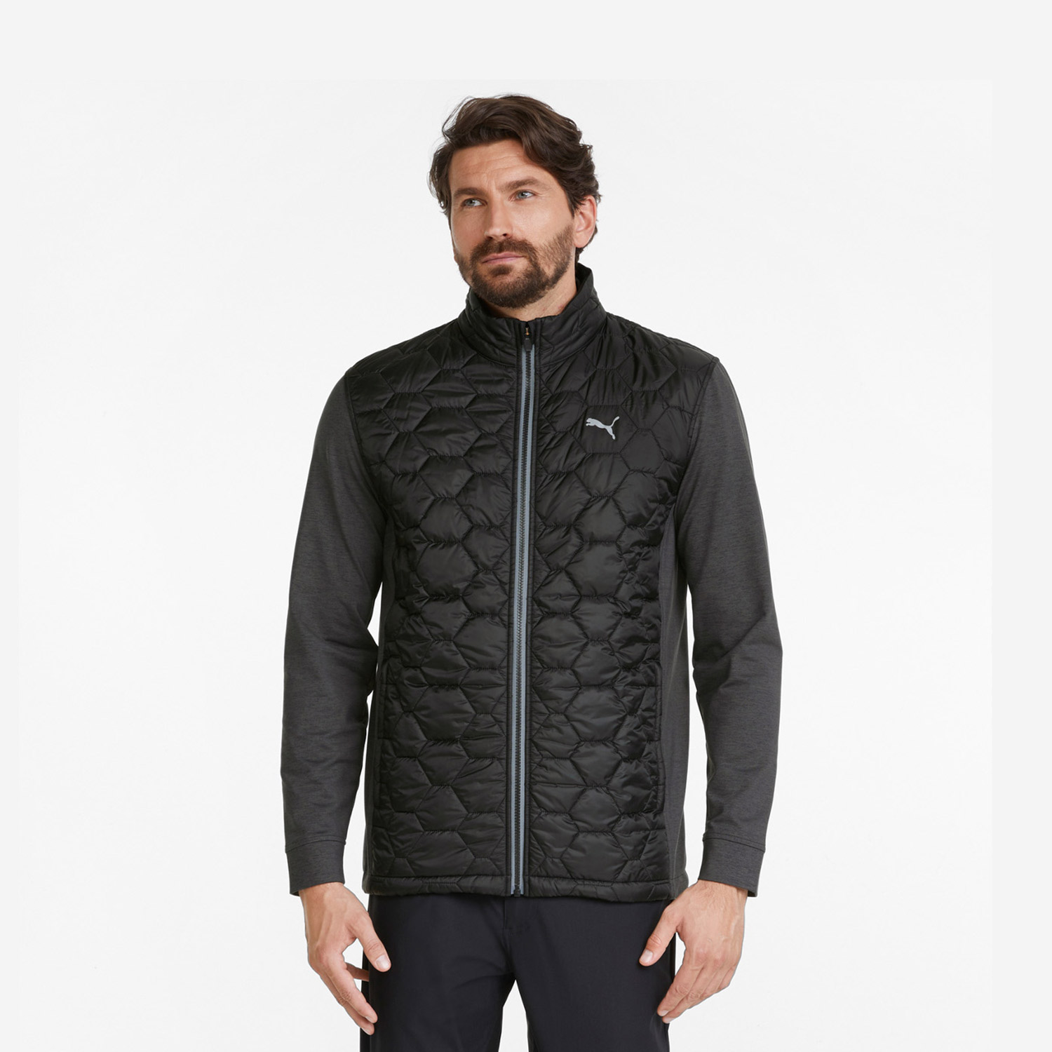 Puma golf pwrwarm quilted hybrid clearance jacket