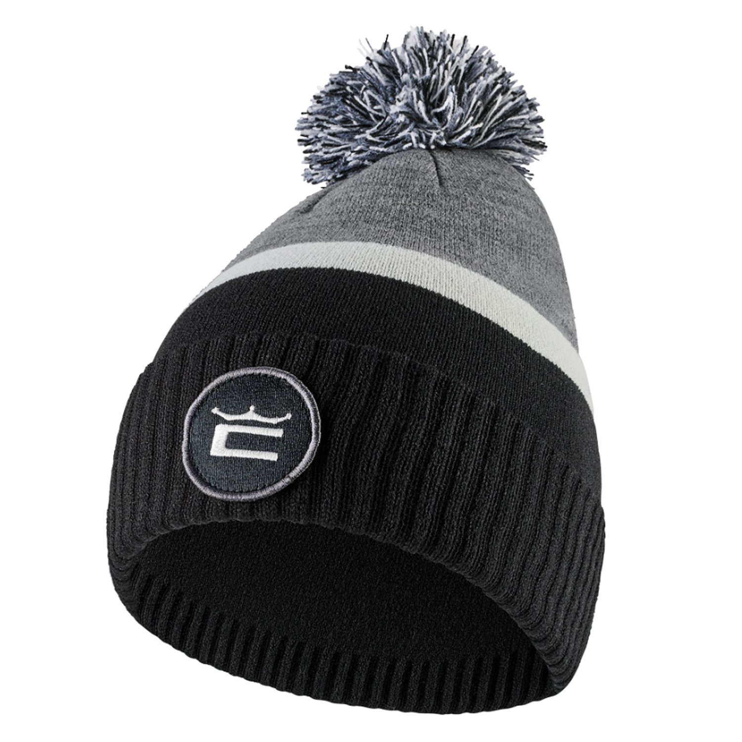 Crown C Pom Beanie Svart