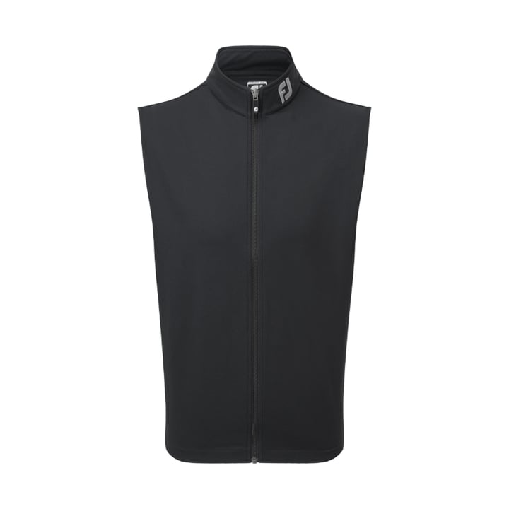 Full-Zip Knit Vest Schwarz FootJoy