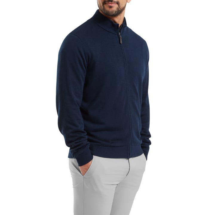 Drirelease Full-Zip Lined Sweater Blå FootJoy