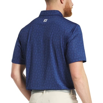 Fj Postage Stamp Tonal Print Lisle FootJoy