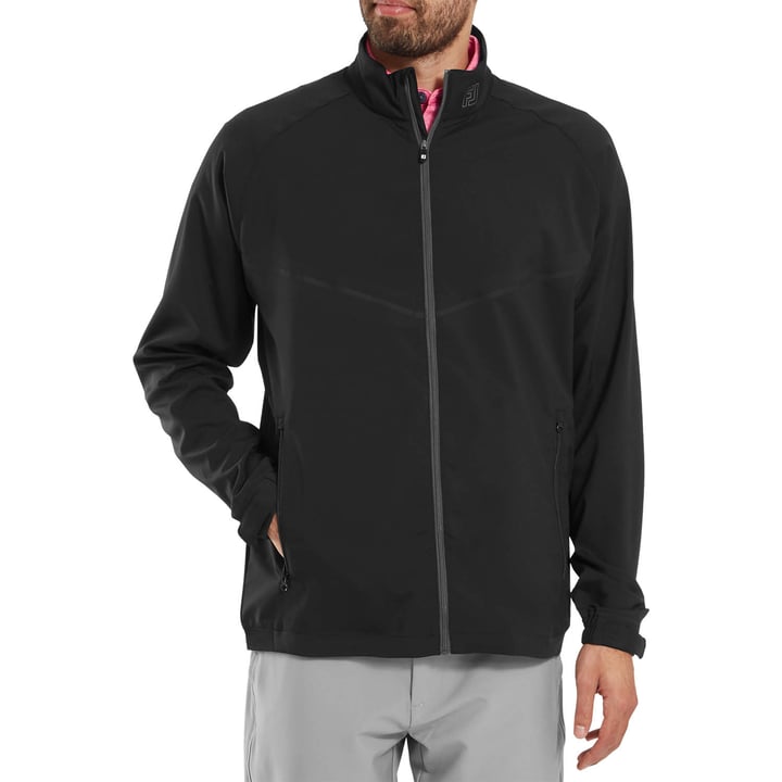 Full-Zip Zephyr Windshirt Le noir FootJoy