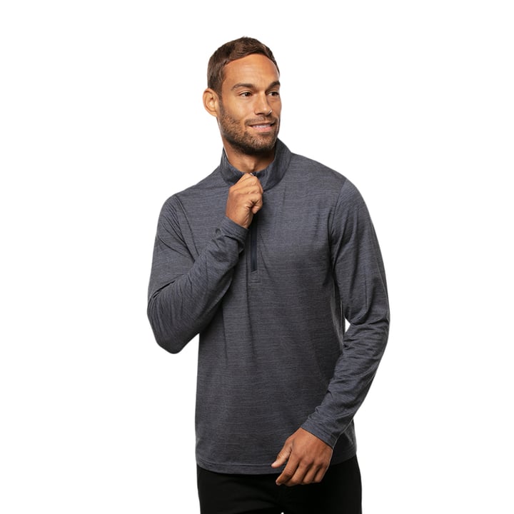 The Heater 1/4 Zip Svart Travis Mathew