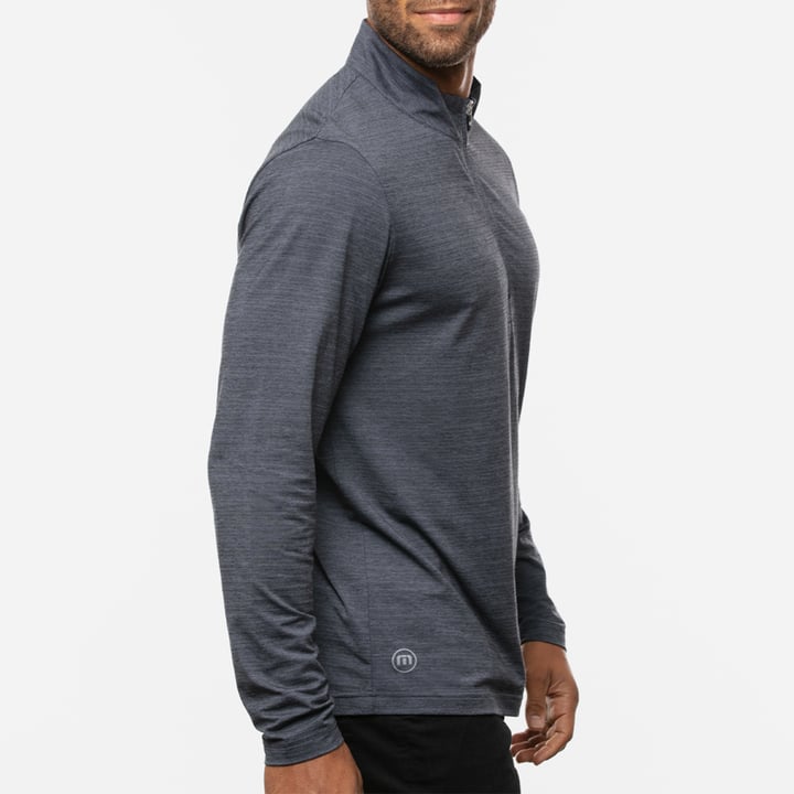 The Heater 1/4 Zip Svart Travis Mathew