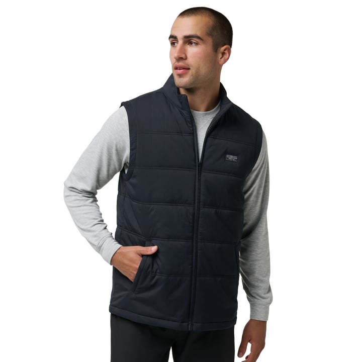 Palisades Puffer Vest Le noir Travis Mathew