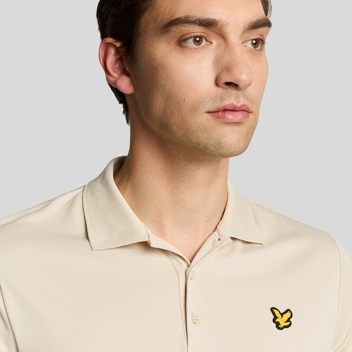 Golf Tech Polo Beige Lyle & Scott