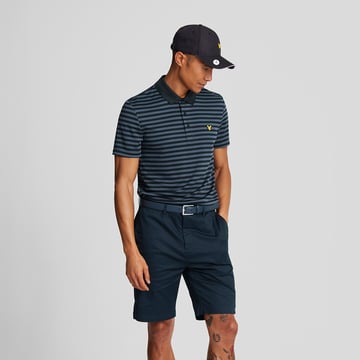 Broad Stripe Polo Shirt Bleu Lyle & Scott