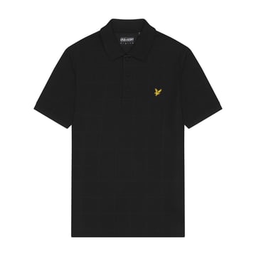 Grid Polo Shirt Le noir Lyle & Scott