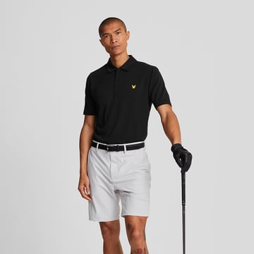 Grid Polo Shirt Le noir Lyle & Scott