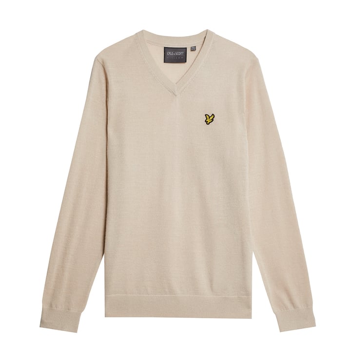 V-Neck Merino Blend Beige Lyle & Scott