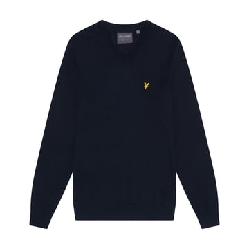 V-Neck Merino Blend Bleu Lyle & Scott