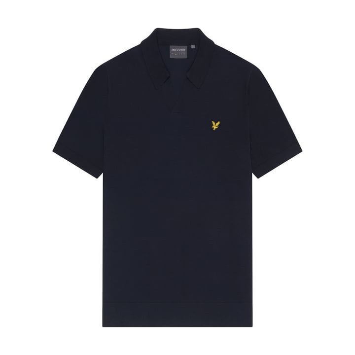 Riviera Collared Polo Bleu Lyle & Scott