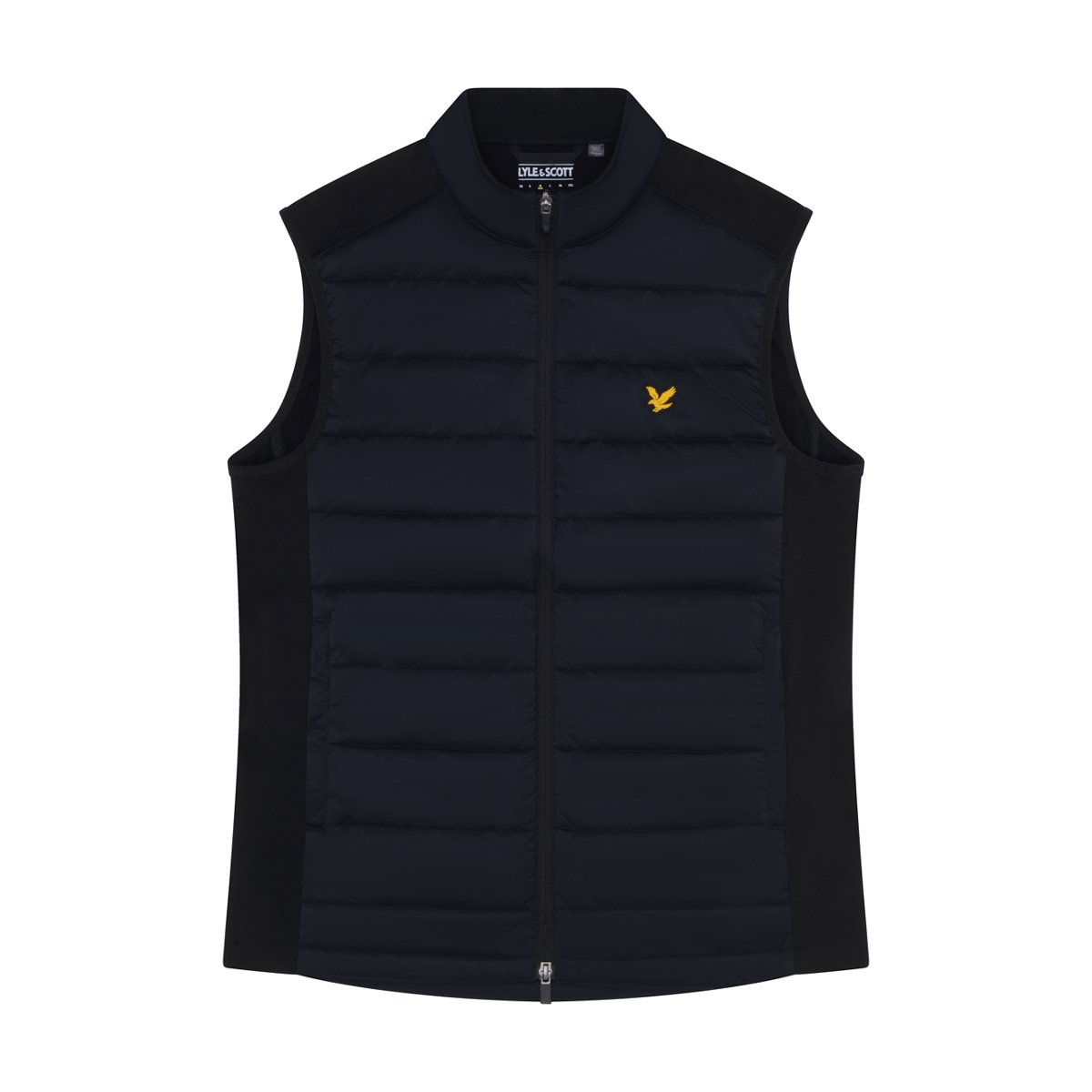 Wadded Golf Gilet Blå