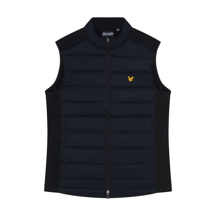 Wadded Golf Gilet Blå Lyle & Scott