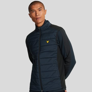 Wadded Golf Gilet Blå Lyle & Scott