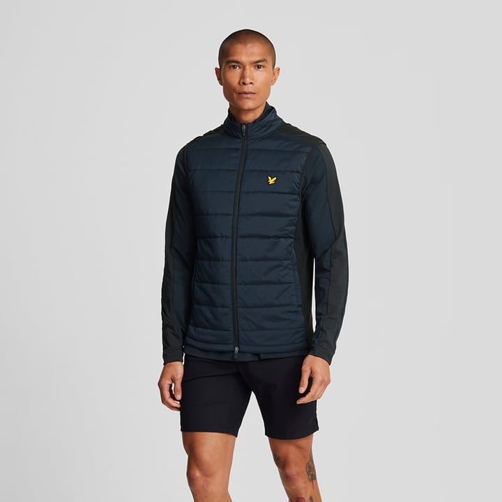 Wadded Golf Gilet Blå Lyle & Scott