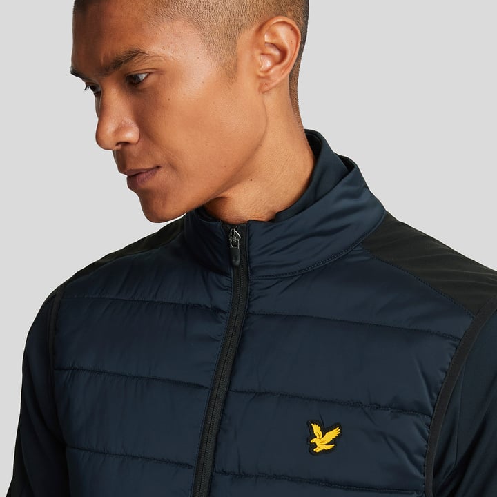 Wadded Golf Gilet Blå Lyle & Scott