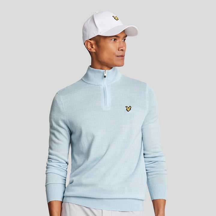 Merino Blend Quarter Zip Lyle & Scott