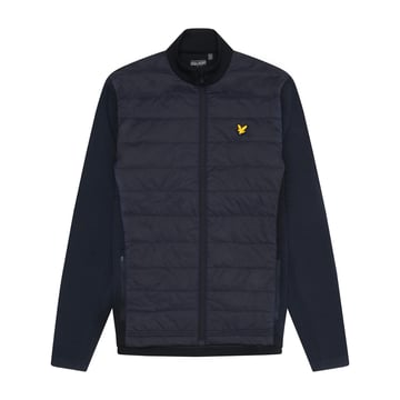 Baffle Quilted Full Zip Jacket Blå Lyle & Scott