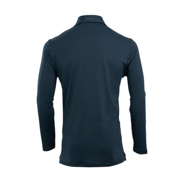 Yokohama Pocket Polo LS Blau Seve