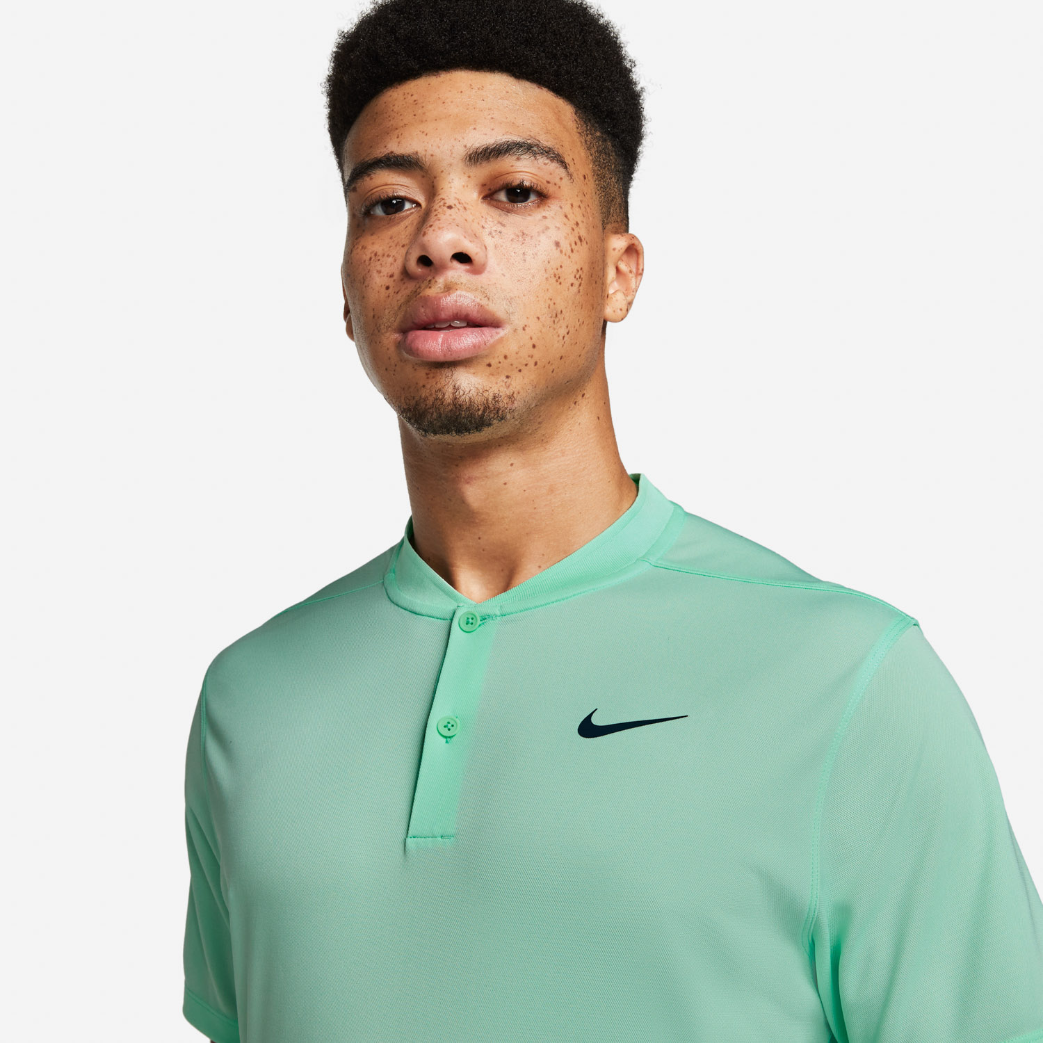 mint green nike golf shirt