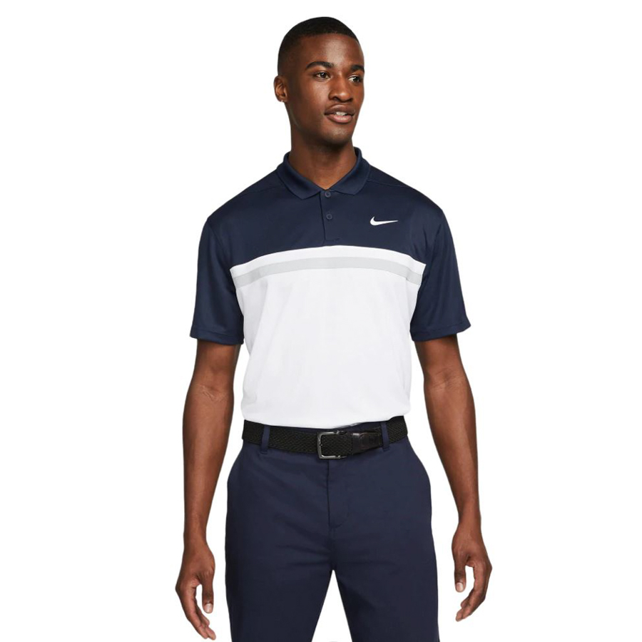 nike colorblock polo