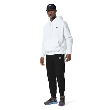 Sportswear Club Fleece Hood Weiß Nike