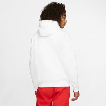 Sportswear Club Fleece Hood Hvid Nike