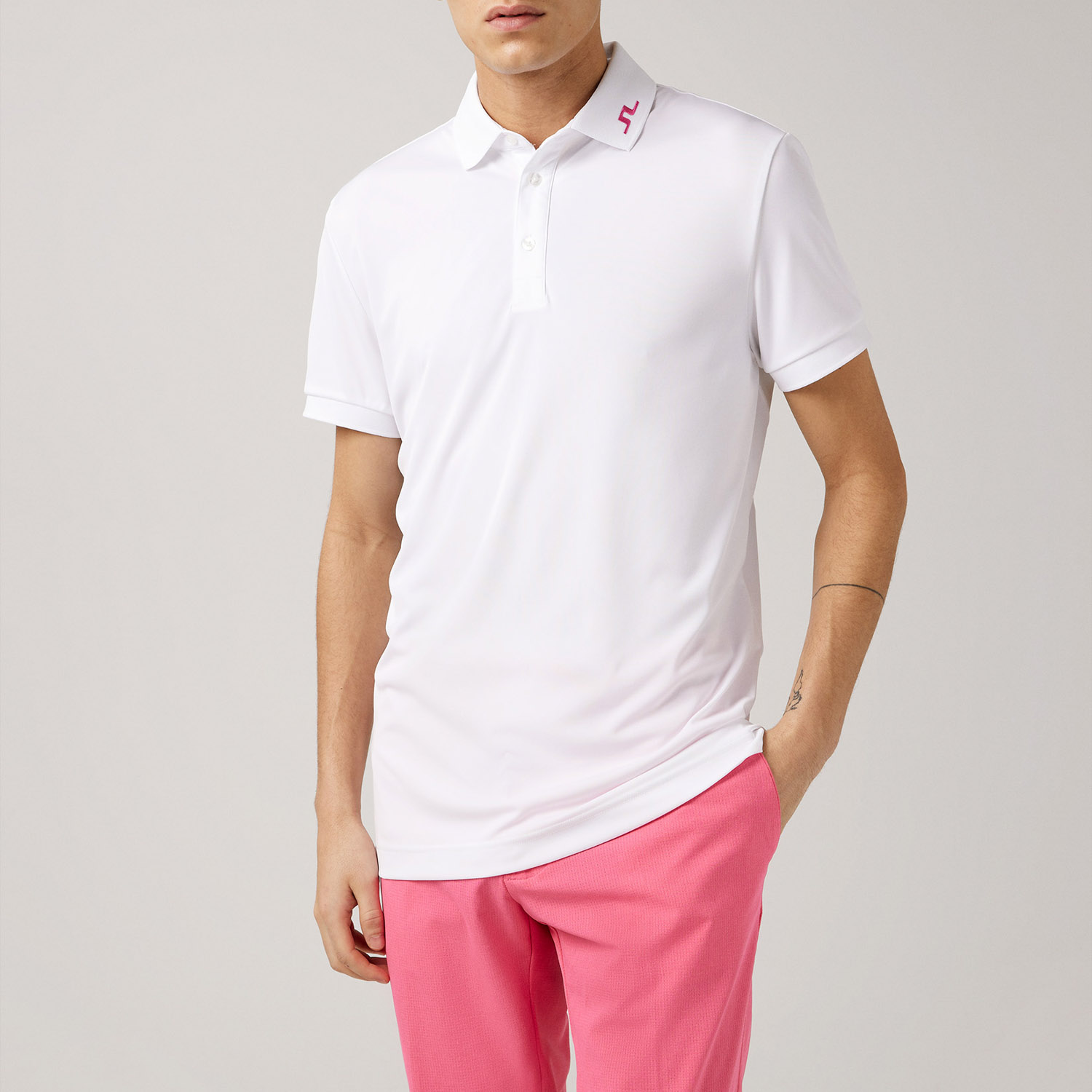 fred perry tonal stripe polo shirt