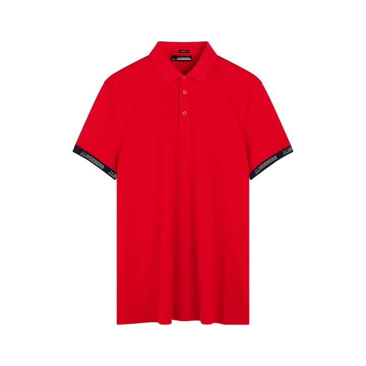 J. Lindeberg Lars Players Golf Polo Shirt - Bosphorus - Size: S