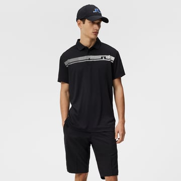 Klas Regular Fit Golf Polo Schwarz J.Lindeberg