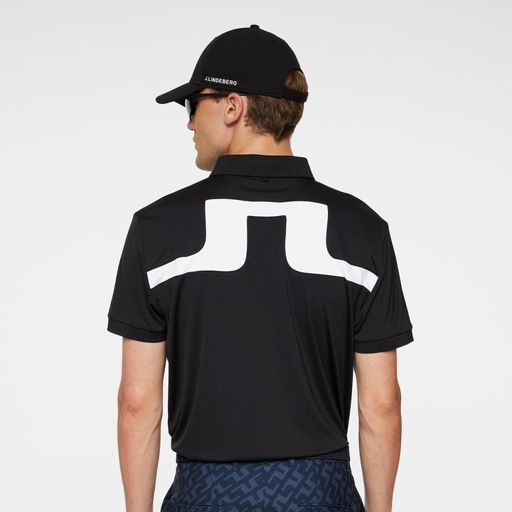 Jeff Reg Fit Polo Sort J.Lindeberg