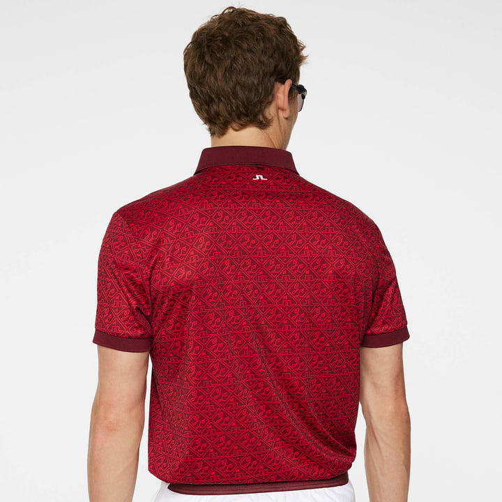 Tour Tech Reg Fit Print Polo J.Lindeberg