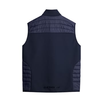 M Holden Quilt Hybrid Vest Sininen J.Lindeberg