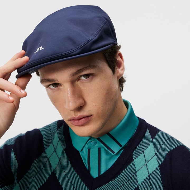 Campbell Flat Cap Bleu J.Lindeberg