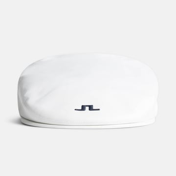 Campbell Flat Cap White J.Lindeberg