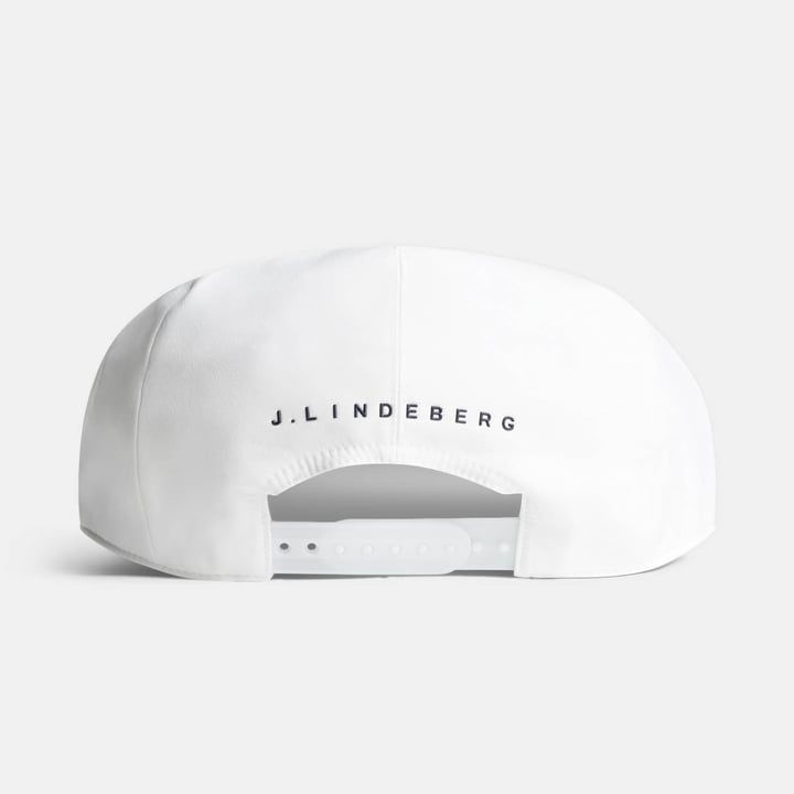 Campbell Flat Cap White J.Lindeberg