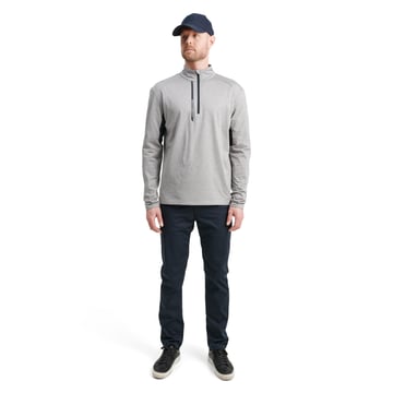 M Sherwood Halfzip Fleece Grå Abacus