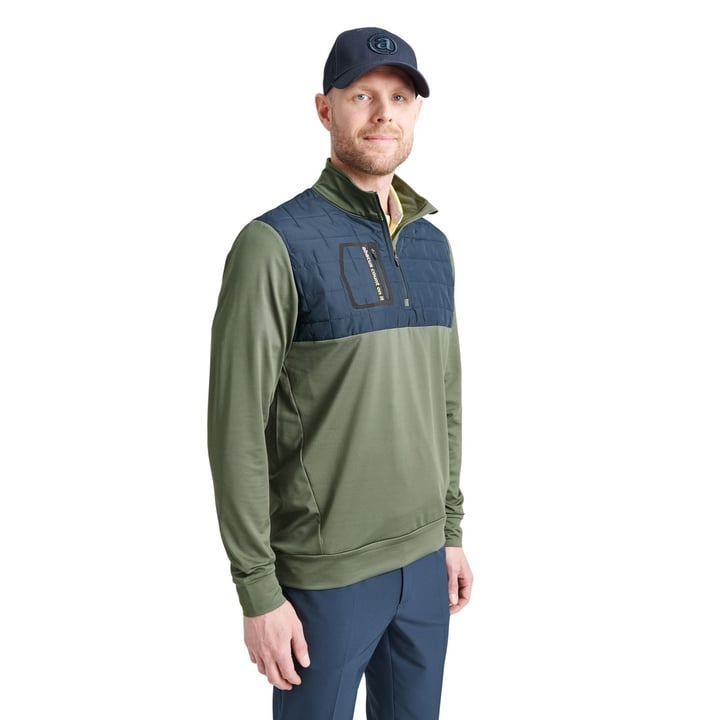 M Hoylake Thermo Midlayer Grøn Abacus