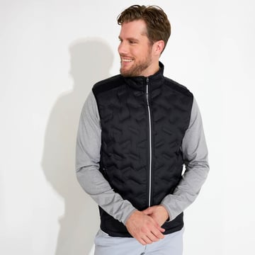 M Portrush Hybrid Vest Svart Abacus