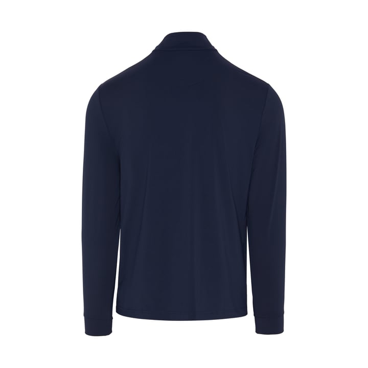 OP L/S 1/4 Zip Technica Blau Original Penguin