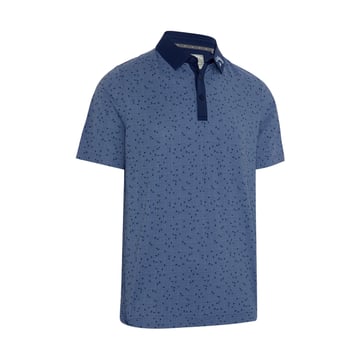 Emea Ss All Over Trademark Polo Blau Callaway