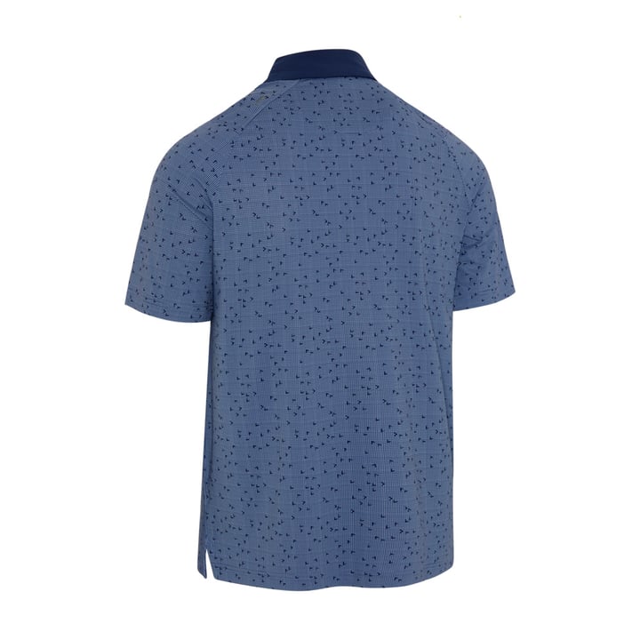 Emea Ss All Over Trademark Polo Blau Callaway