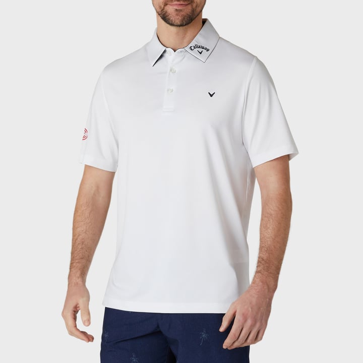 Emea Ss Odyssey Polo Weiß Callaway