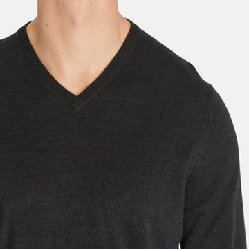 Ls V-Neck Merino Harmaa Callaway