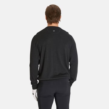 Ls V-Neck Merino Grau Callaway